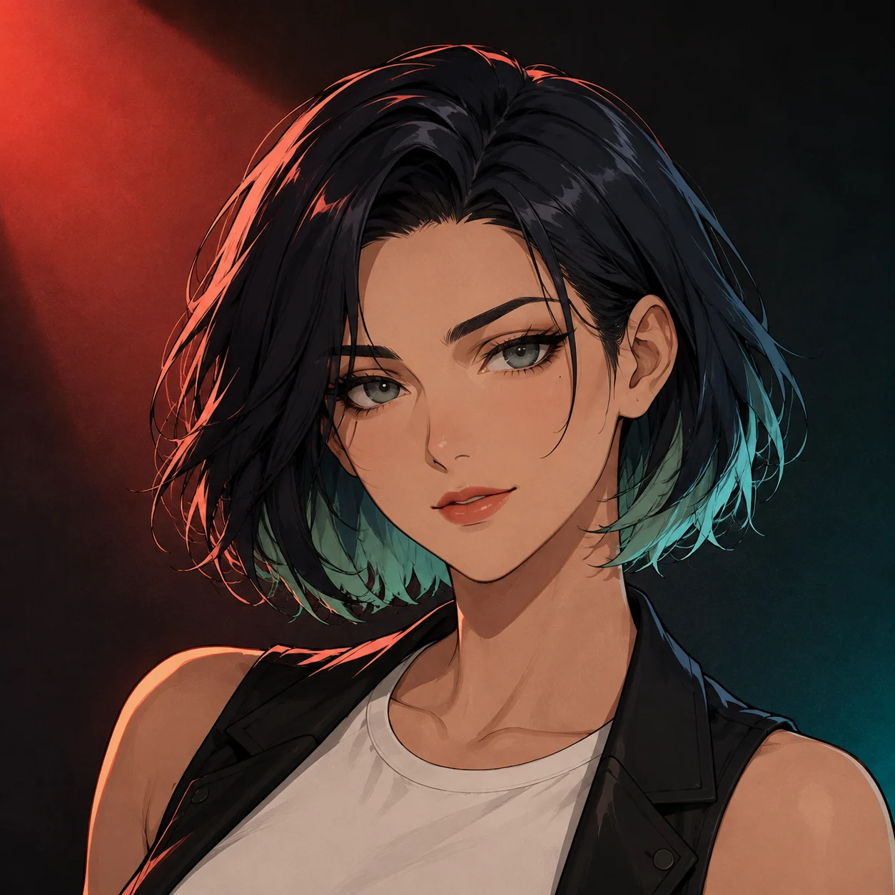 Iris Lane, the bassist, from Encore at Midnight