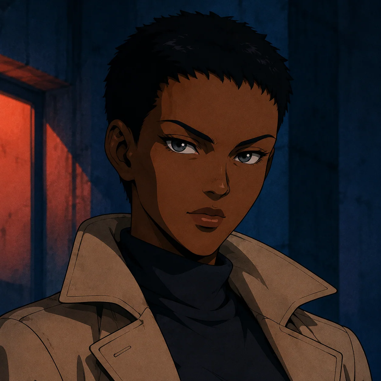 Vera Holt, the investigator, from Neon Afterhours